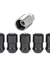 McGard Wheel Lock Nut Set - 5pk. (Cone Seat) 1/2-20 / 3/4 &13/16 Dual Hex / 1.46in. Length - Black                                     - 24548 - Image 3