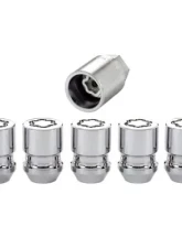 McGard Wheel Lock Nut Set - 5pk. (Cone Seat) M12X1.5 / 13/16 Hex / 1.28in. Length - Chrome                                     - 24557 - Image 3