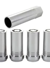 McGard Wheel Lock Nut Set - 4pk. (Tuner / Cone Seat) M14X1.5 / 1in. Hex / 1.935in. Length - Chrome                                     - 25110 - Image 3