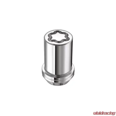 McGard Wheel Lock Nut Set - 4pk. (Tuner / Cone Seat) M12X1.5 / 13/16 Hex / 1.24in. Length - Chrome - 25257