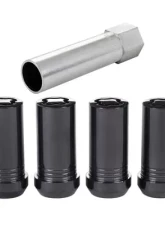 McGard Wheel Lock Nut Set - 4pk. (Tuner / Cone Seat) 1/2-20 / 13/16 Hex / 1.60in. Length - Black                                     - 25340 - Image 3