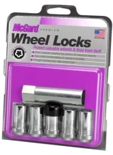 McGard Wheel Lock Nut Set - 5pk. (Cone Seat Tuner) M14X1.5 / 22mm Hex / 1.648in OAL - Chrome                                     - 25515 - Image 3