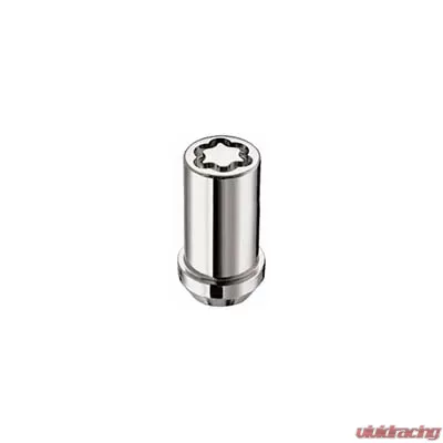 McGard Wheel Lock Nut Set - 5pk. (Cone Seat Tuner) M14X1.5 / 22mm Hex / 1.648in OAL - Chrome - 25515