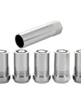 McGard Wheel Lock Nut Set - 5pk. (Cone Seat Tuner) M14X1.5 / 22mm Hex / 1.648in OAL - Chrome                                     - 25515 - Image 3