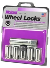 McGard Wheel Lock Nut Set - 5pk. (Tuner / Cone Seat) 1/2-20 / 13/16 Hex / 1.60in. L. - Chrome                                     - 25540 - Image 3