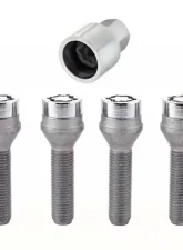 McGard Wheel Lock Bolt Set - 4pk. (Cone Seat) M12X1.5 / 21mm Hex / 36.3mm Shank Length - Chrome                                     - 27111 - Image 3