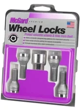 McGard Wheel Lock Bolt Set - 4pk. (Cone Seat) M12X1.25 / 19mm Hex / 29.1mm Shank Length - Chrome                                     - 27169 - Image 3