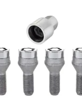 McGard Wheel Lock Bolt Set - 4pk. (Cone Seat) M12X1.5 / 17mm Hex / 25.5mm Shank Length - Chrome                                     - 27179 - Image 3