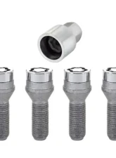 McGard Wheel Lock Bolt Set - 4pk. (Cone Seat) M14X1.5 / 17mm Hex / 29.0mm Shank Length - Chrome                                     - 27181 - Image 3