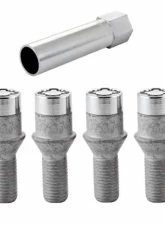 McGard Wheel Lock Bolt Set - 4pk. (Tuner / Cone Seat) M12X1.5 / 17mm Hex / 22.4mm Shank L. - Chrome                                     - 27192 - Image 3