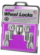 McGard Wheel Lock Bolt Set - 4pk. (Cone Seat) M12X1.25 / 17mm Hex / 22.0mm Shank Length - Chrome                                     - 27216 - Image 3
