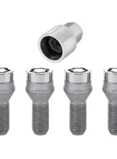 McGard Wheel Lock Bolt Set - 4pk. (Cone Seat) M14X1.5 / 17mm Hex / 27.5mm Shank Length - Chrome                                     - 27222 - Image 3