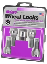 McGard Wheel Lock Bolt Set - 4pk. (Cone Seat) M14X1.25 / 17mm Hex / 27.3mm Shank Length - Chrome                                     - 27226 - Image 3