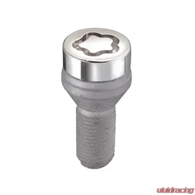 McGard Wheel Lock Bolt Set - 4pk. (Cone Seat) M12X1.25 / 19mm Hex / 25.6mm Shank Length - Chrome - 27261