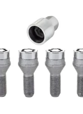 McGard Wheel Lock Bolt Set - 4pk. (Cone Seat) M12X1.25 / 19mm Hex / 25.6mm Shank Length - Chrome                                     - 27261 - Image 3