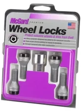 McGard Wheel Lock Bolt Set - 4pk. (Cone Seat) M14X1.5 / 17mm Hex / 31.0mm Shank Length - Black                                     - 27305 - Image 3