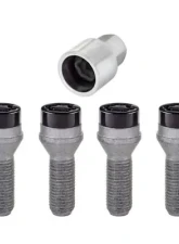 McGard Wheel Lock Bolt Set - 4pk. (Cone Seat) M14X1.5 / 17mm Hex / 31.0mm Shank Length - Black                                     - 27305 - Image 3