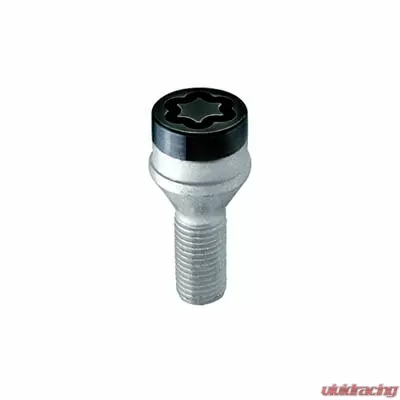 McGard Wheel Lock Bolt Set - 4pk. (Cone Seat) M12X1.25 / 17mm Hex / 22.0mm Shank Length - Black - 27316