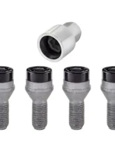 McGard Wheel Lock Bolt Set - 4pk. (Cone Seat) M12X1.25 / 17mm Hex / 22.0mm Shank Length - Black                                     - 27316 - Image 3