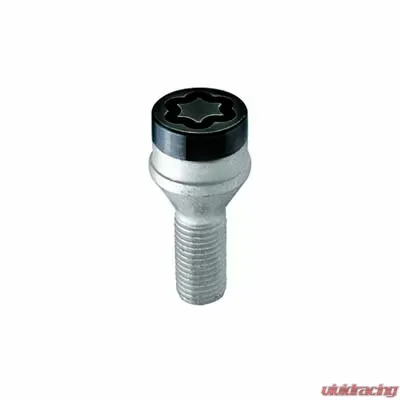 McGard Wheel Lock Bolt Set - 4pk. (Cone Seat) M14X1.25 / 17mm Hex / 27.3mm Shank Length - Black - 27326