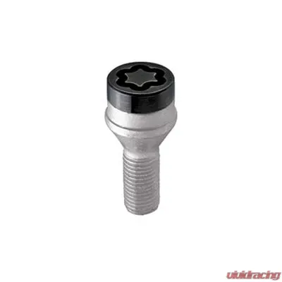 McGard Wheel Lock Bolt Set - 4pk. (Cone Seat) M12X1.25 / 19mm Hex / 25.6mm Shank Length - Black - 27361
