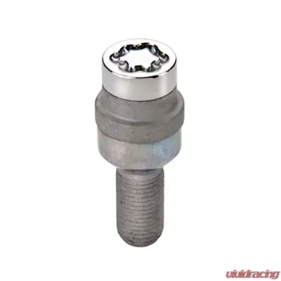 McGard Wheel Lock Bolt Set - 4pk. (Radius Seat) M14X1.5 / 17mm Hex / 28.2mm Shank Length - Chrome - 28020