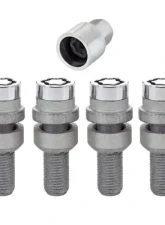 McGard Wheel Lock Bolt Set - 4pk. (Radius Seat) M14X1.5 / 17mm Hex / 28.2mm Shank Length - Chrome                                     - 28020 - Image 3