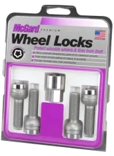 McGard Wheel Lock Bolt Set - 4pk. (Radius Seat) M12X1.5 / 17mm Hex / 39.9mm Shank Length - Chrome                                     - 28023 - Image 3
