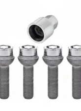 McGard Wheel Lock Bolt Set - 4pk. (Radius Seat) M12X1.5 / 17mm Hex / 39.9mm Shank Length - Chrome                                     - 28023 - Image 3