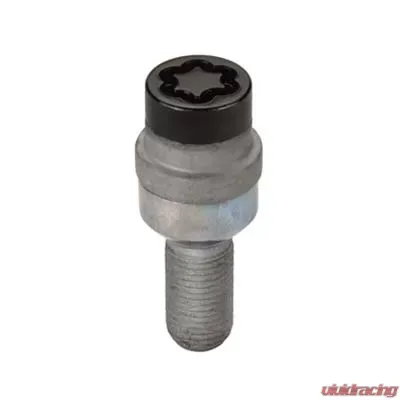 McGard Wheel Lock Bolt Set - 4pk. (Radius Seat) M14X1.5 / 17mm Hex / 28.2mm Shank Length - Black - 28320