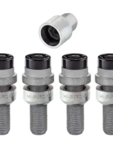 McGard Wheel Lock Bolt Set - 4pk. (Radius Seat) M14X1.5 / 17mm Hex / 28.2mm Shank Length - Black                                     - 28320 - Image 3