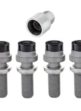 McGard Wheel Lock Bolt Set - 4pk. (Radius Seat) M14X1.5 / 19mm Hex / 35.4mm Shank Length - Black                                     - 28332 - Image 3