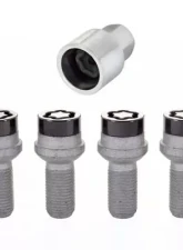 McGard Wheel Lock Bolt Set - 4pk. (Radius Seat) M14X1.5 / 17mm Hex / 27.0mm Shank Length - Black                                     - 28374 - Image 3