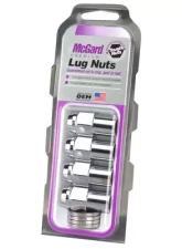 McGard Hex Lug Nut (Reg. Shank - .746in.) 1/2-20 / 13/16 Hex / 1.65in. Length (4-Pack) - Chrome                                     - 61000 - Image 3