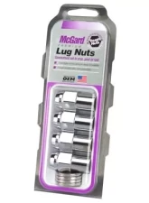 McGard Hex Lug Nut (Reg. Shank - .746in.) M12X1.5 / 13/16 Hex / 1.65in. Length (4-Pack) - Chrome                                     - 61002 - Image 3