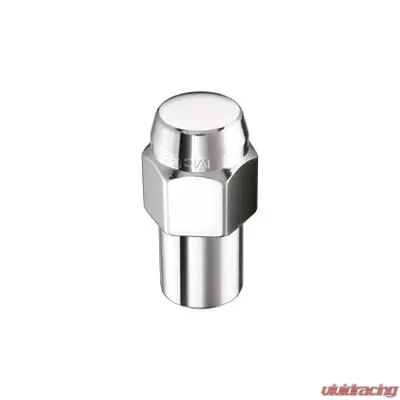 McGard Hex Lug Nut (Reg. Shank - .746in.) M12X1.5 / 13/16 Hex / 1.65in. Length (4-Pack) - Chrome - 61002