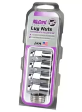 McGard Hex Lug Nut (Reg. Shank - .746in.) M12X1.25 / 13/16 Hex / 1.65in. Length (4-Pack) - Chrome                                     - 61003 - Image 3