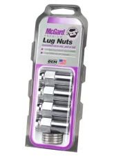 McGard Hex Lug Nut (Long Shank - .946in.) 1/2-20 / 13/16 Hex / 1.85in. Length (4-Pack) - Chrome                                     - 62000 - Image 3