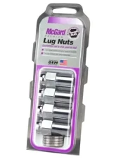 McGard Hex Lug Nut (Long Shank - .946in.) 7/16-20 / 13/16 Hex / 1.85in. Length (4-Pack) - Chrome                                     - 62001 - Image 3