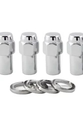 McGard Hex Lug Nut (Long Shank - .946in.) M12X1.5 / 13/16 Hex / 1.85in. Length (4-pack) - Chrome                                     - 62002 - Image 3