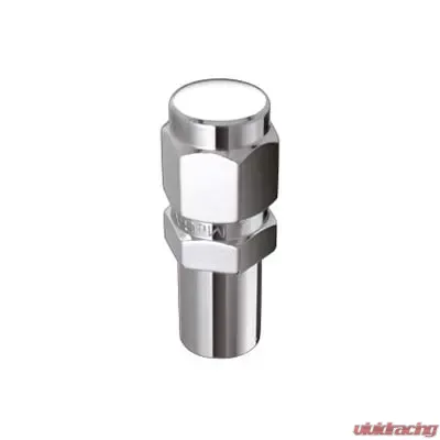 McGard Hex Lug Nut (Long Shank - 1in. / Duplex) - 9/16-18 / 7/8 Hex / 2.425in. L (8-Pack) - Chrome - 62822