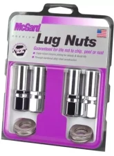 McGard Hex Lug Nut (Drag Racing X-Long Shank) M12X1.5 / 13/16 Hex / 2.475in. Length (4-Pk) - Chrome                                     - 63002 - Image 3