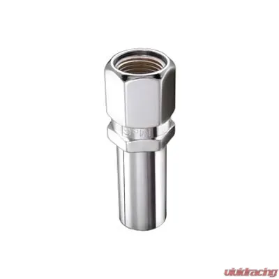 McGard Hex Lug Nut (Drag Racing X-Long Shank) M12X1.5 / 13/16 Hex / 2.475in. Length (4-Pk) - Chrome - 63002