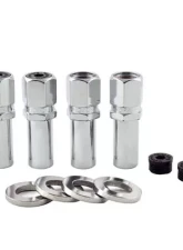 McGard Hex Lug Nut (Drag Racing X-Long Shank) M12X1.5 / 13/16 Hex / 2.475in. Length (4-Pk) - Chrome                                     - 63002 - Image 3