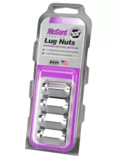 McGard Hex Lug Nut (Cone Seat) 7/16-20 / 13/16 Hex / 1.5in. Length (4-Pack) - Chrome                                     - 64001 - Image 3