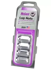 McGard Hex Lug Nut (Cone Seat) M12X1.25 / 13/16 Hex / 1.28in. Length (4-Pack) - Chrome                                     - 64003 - Image 3