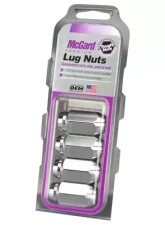 McGard Hex Lug Nut (Cone Seat) 9/16-18 / 7/8 Hex / 1.75in. Length (4-Pack) - Chrome                                     - 64008 - Image 3