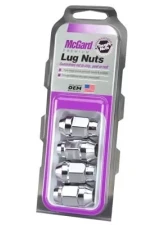 McGard Hex Lug Nut (Cone Seat Bulge Style) M12X1.25 / 3/4 Hex / 1.45in. Length (4-Pack) - Chrome                                     - 64013 - Image 3