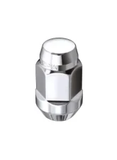 McGard Hex Lug Nut (Cone Seat Bulge Style) M12X1.25 / 3/4 Hex / 1.45in. Length (4-Pack) - Chrome                                     - 64013 - Image 2