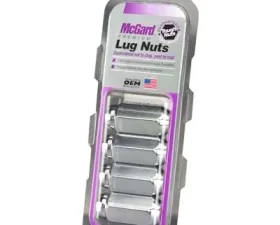 McGard Hex Lug Nut (Cone Seat) M14X1.5 / 22mm Hex / 1.945in. Length (4-Pack) - Chrome